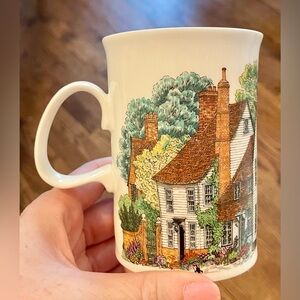 Dunoon Hamlets Fine Bone China England Mug black cat